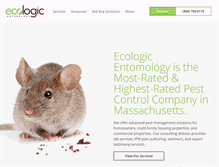 Tablet Screenshot of ecologicentomology.com